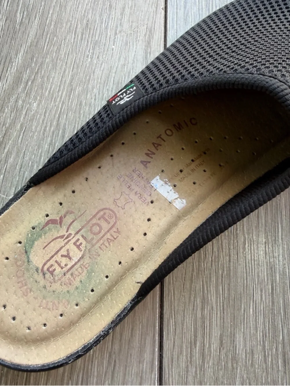 Vionic Black Mesh Slip-On Clog Mules - Picture 3 of 5